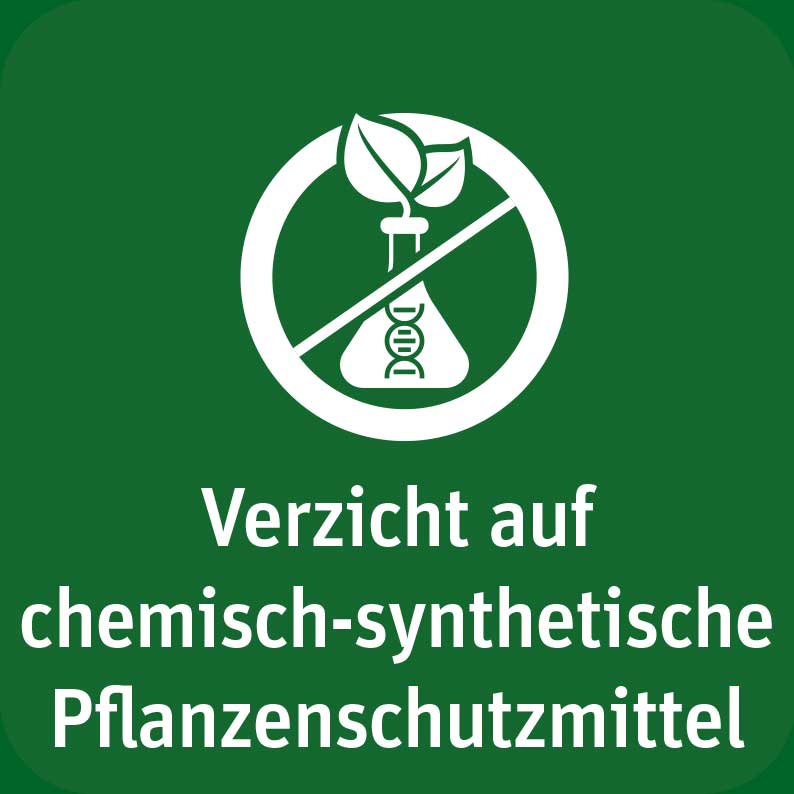 icon Verzicht auf Pflanzenschutzmittel